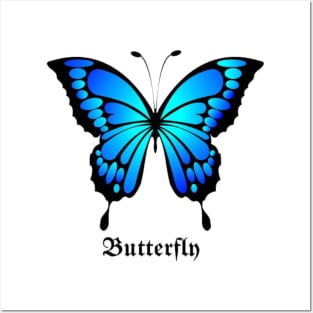 "Butterfly" cooles günstiges Schmetterlingdesign Posters and Art